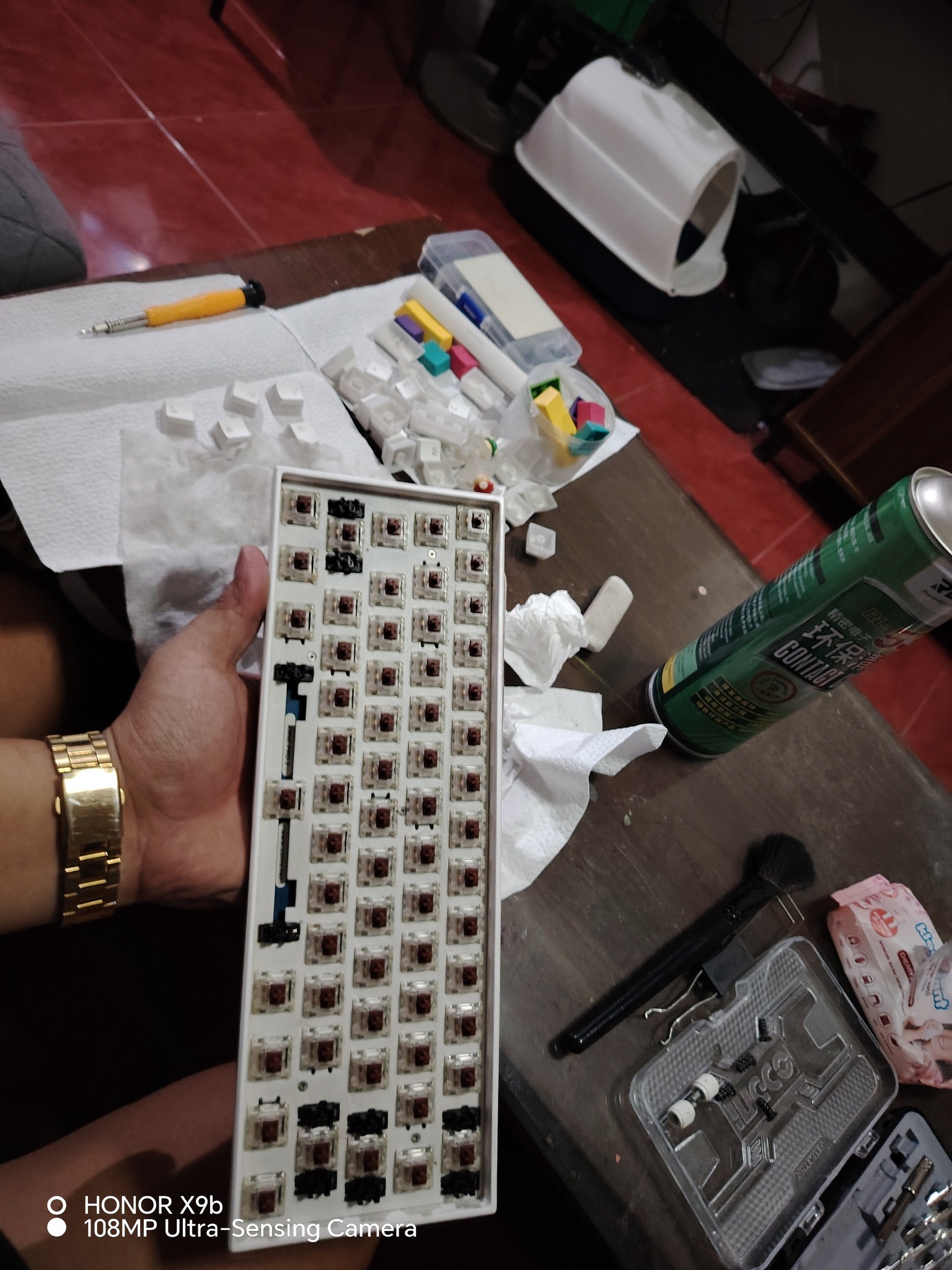 Bench log #C-1817 — Dust extraction