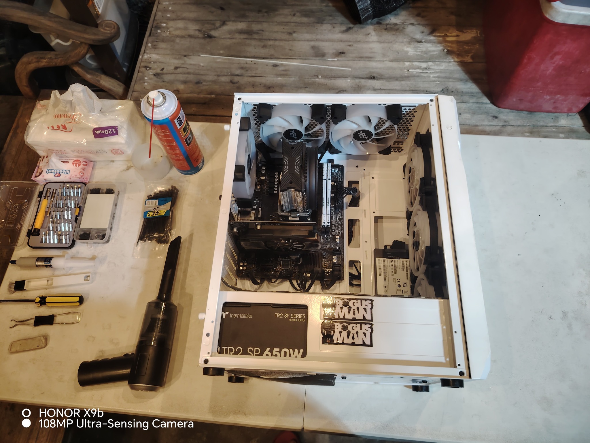Bench log #C-1830 — Cable management