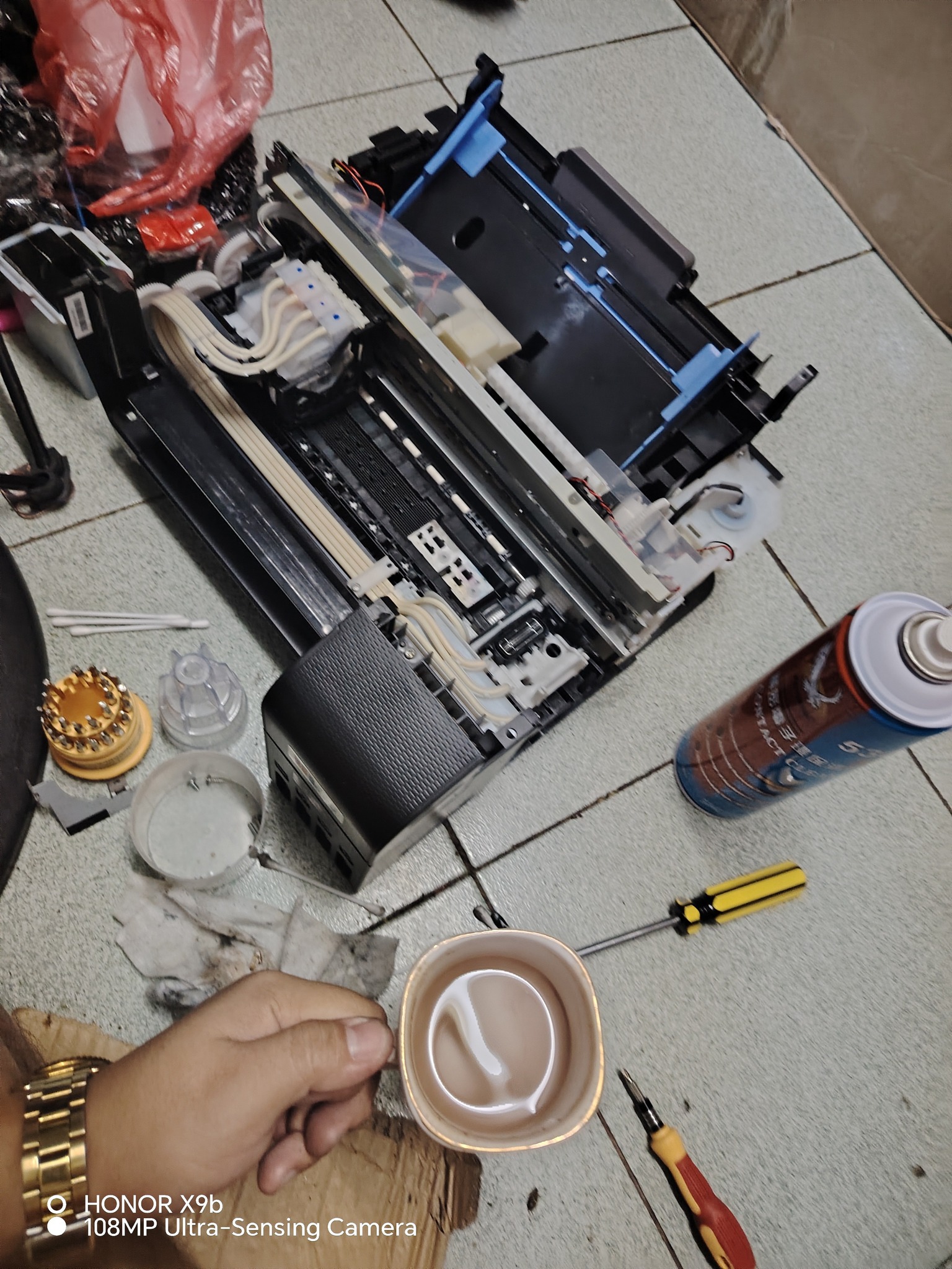 Bench log #C-1834 — PSU clean