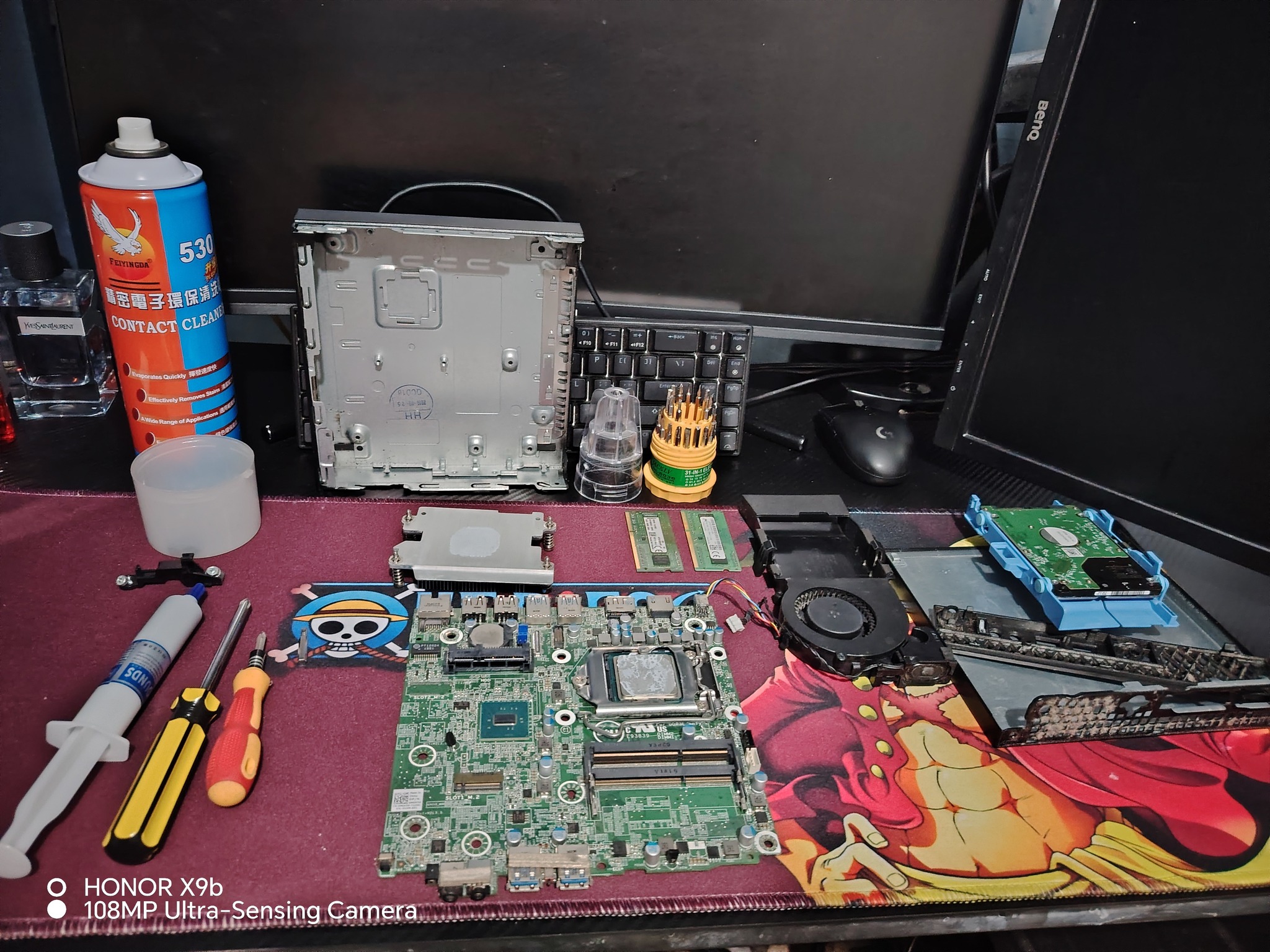 Bench log #C-1837 — Desktop deep clean